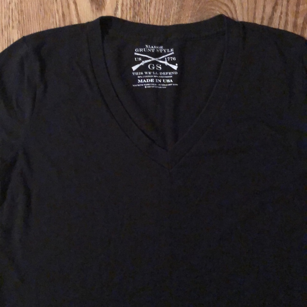 Grunt Style black v neck tee!